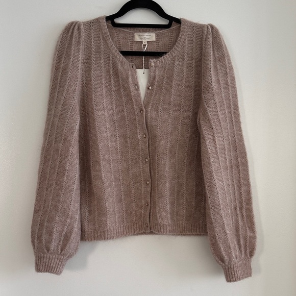 Sezane Amance Cardigan (light beige) - Picture 2 of 7